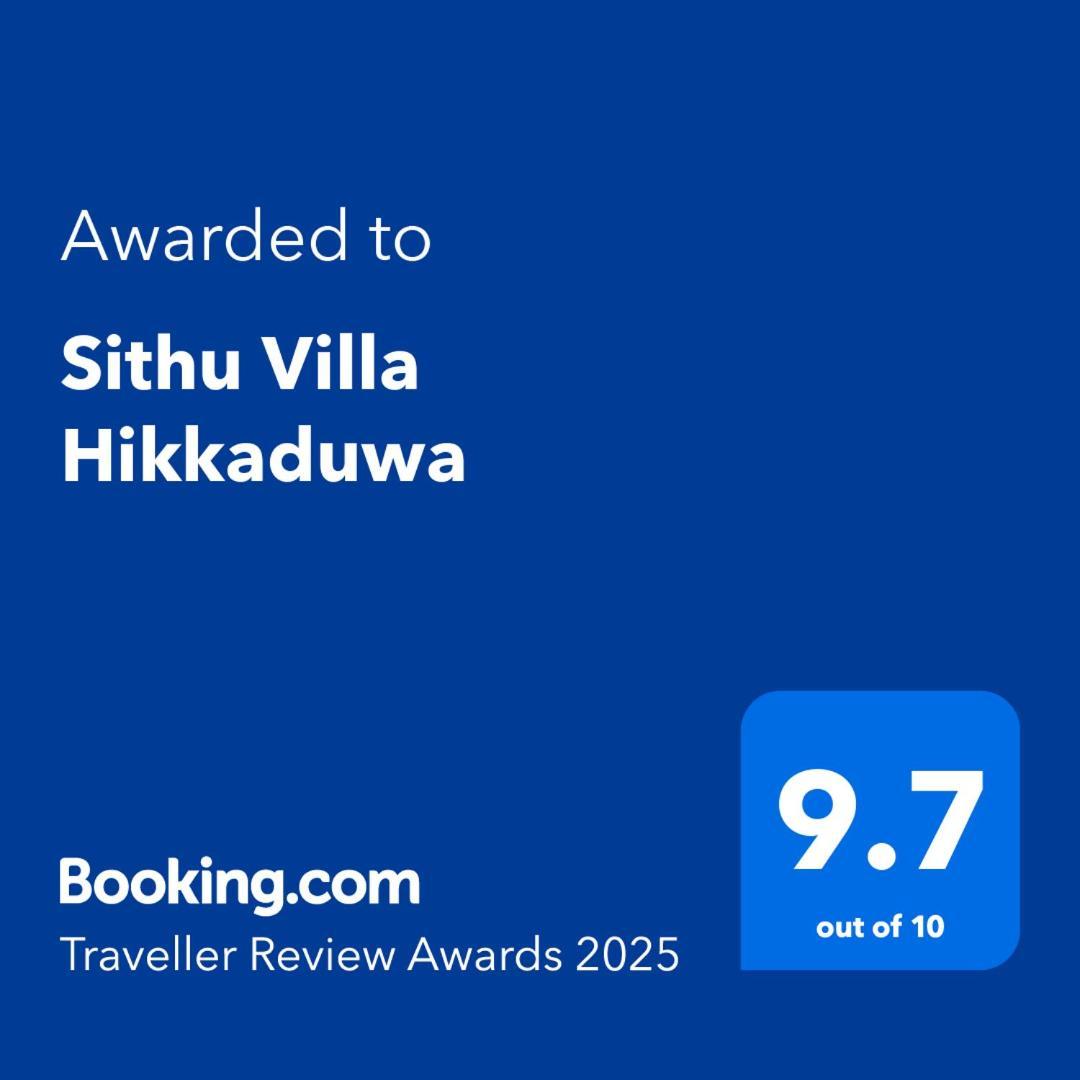 Sithu Villa Hikkaduwa Eksteriør bilde